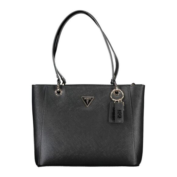 Guess Jeans Black Polyurethane Women Women's Handbag